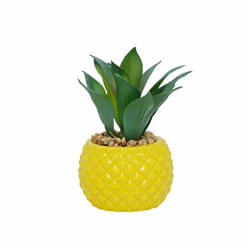 Karaca Home Ananas Saksılı Yapay Sukulent 