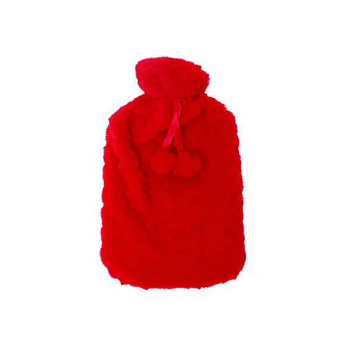 Karaca Home Kalp Dokulu Kırmızı Peluş Su Torbası