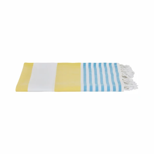 Karaca Home Ella  %100 Pamuk Peştemal 130x170 cm Lacivert-Sarı