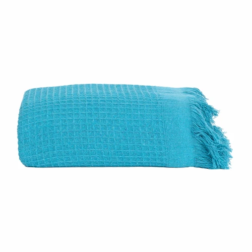 Karaca Home Coloro Turkuaz Çift Kişilik Waffle Pike