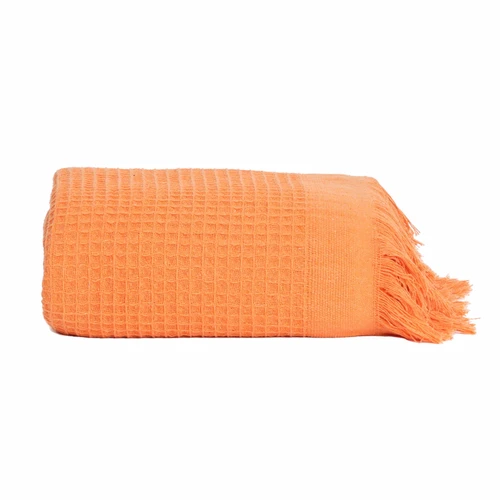 Karaca Home Coloro Turuncu Multi Çift Kişilik Waffle Pike