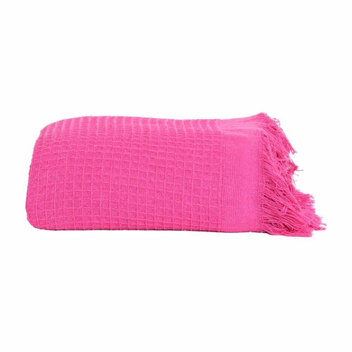 Karaca Home Coloro Fuşya Multi Çift Kişilik Waffle Pike 