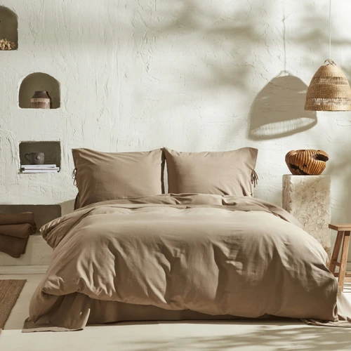 Karaca Home 4 Element  Çift Kişilik Nevresim Takımı Latte