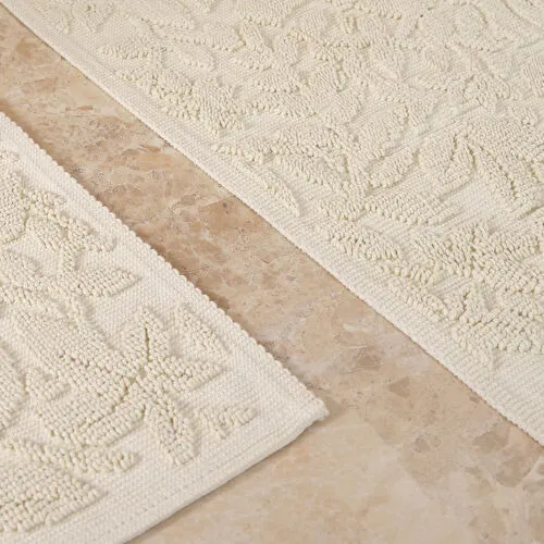 Karaca Home Kelly Flower Krem Paspas Set