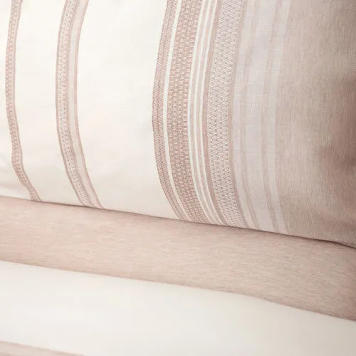 Karaca Home Vetro Bej Tek Kişilik İpliği Boyalı Nevresim Takımı