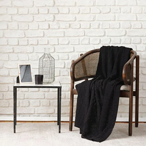 Karaca Home Dio Siyah Tv Battaniyesi 130x170 cm