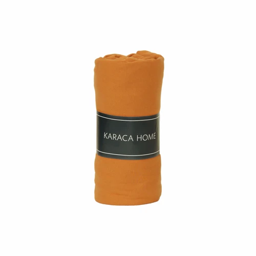 Karaca Home Orange Penye Tek Kişilik Lastikli Çarşaf