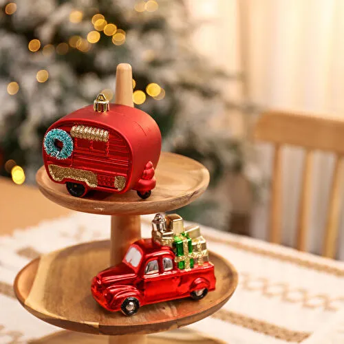 Karaca Home 2 Parça Truck & Caravan Ağaç Süsü Seti