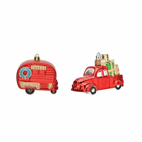 Karaca Home 2 Parça Truck & Caravan Ağaç Süsü Seti