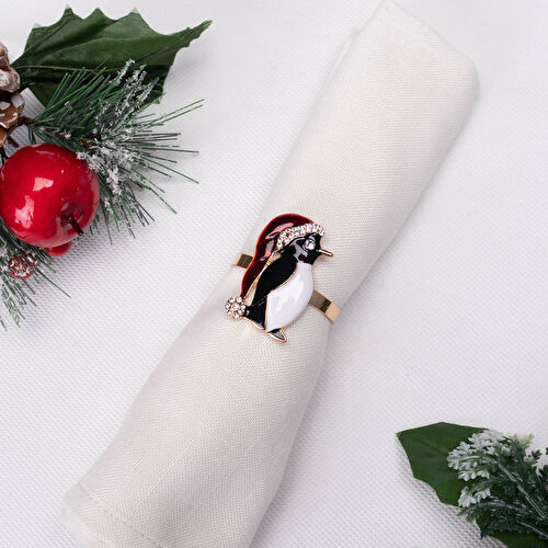 Karaca Home Penguen 2'li Peçete Yüzüğü