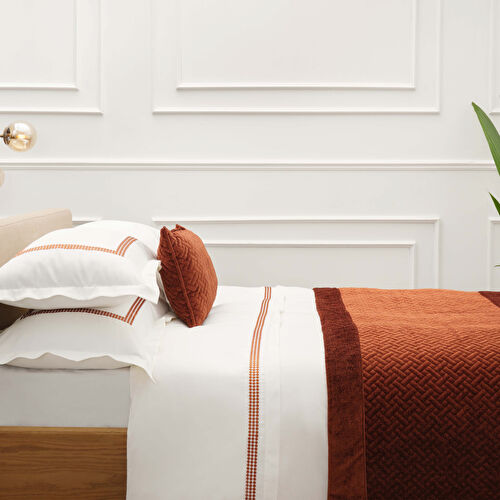 Karaca Home White Col Bruce Tarcın Yatak Runner Set