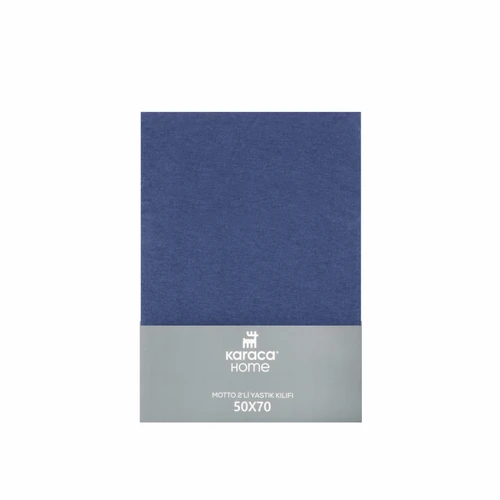 Karaca Home Motto 2'li Yastık Kılıfı 50x70 cm İndigo