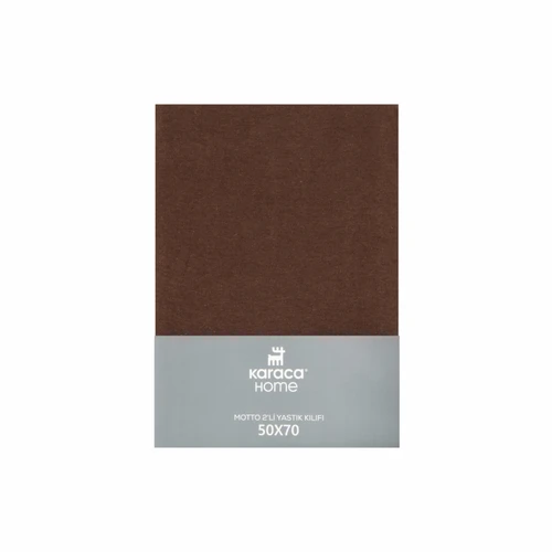 Karaca Home Motto 2'li Yastık Kılıfı 50x70 cm Kahve