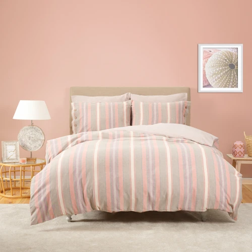 Karaca Home Arlo Terracotta Çift Kişilik İpliği Boyalı Nevresim Takımı