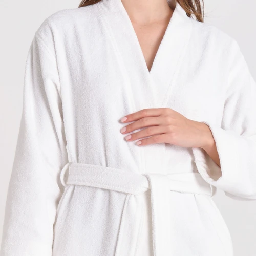 Karaca Home İstanbul Off White Regular %100 Pamuk Kimono Bornoz S/M 