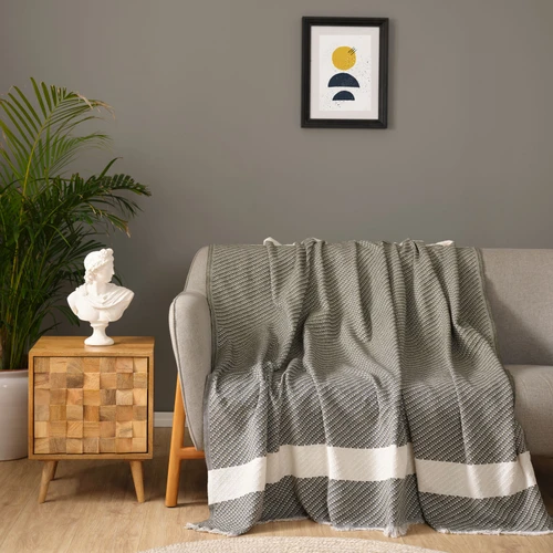 Karaca Home Wilma Haki Koltuk Örtüsü 170x210 cm
