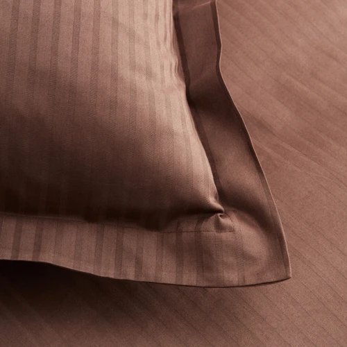 Karaca Home Uniq %100 Pamuk Tek Kişilik Saten Nevresim Takımı Kahverengi