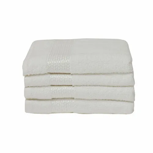 Karaca Home 4 lü Yüz Havlu Seti 50x90 cm Off White 