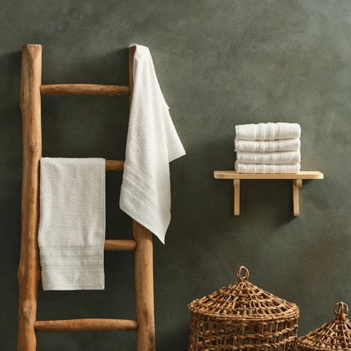 Karaca Home Road %100 Pamuk 6'lı Yüz Havlusu Seti 50x90 cm Offwhite