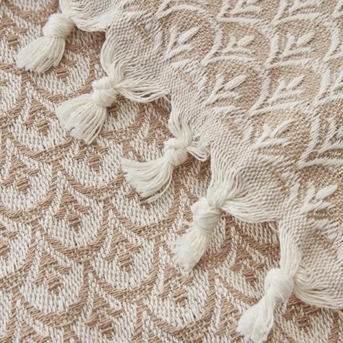 Karaca Home Cordoba Çift Kişilik Pike Yatak Örtüsü 200x230 cm Bej
