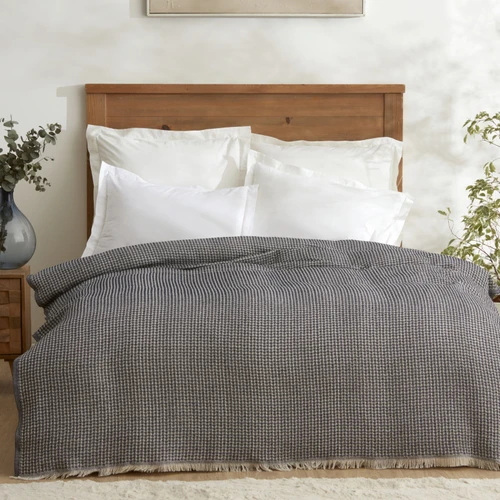 Karaca Home Flow Çift Kişilik Waffle Pike 200x230 cm İndigo