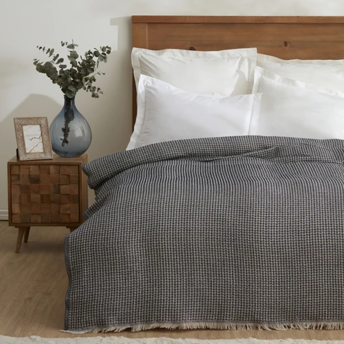 Karaca Home Flow Çift Kişilik Waffle Pike 200x230 cm İndigo
