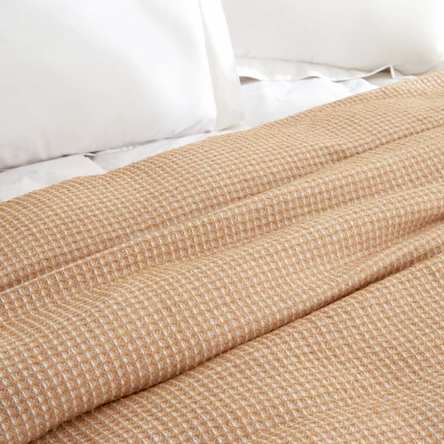 Karaca Home Flow Tek Kişilik Waffle Pike 160x230 cm Hardal 