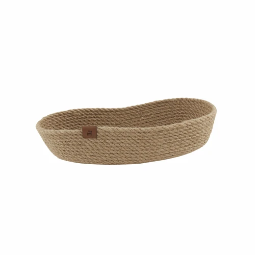 Karaca Home Alba Jute Oval Dekoratif Tabak 37 cm