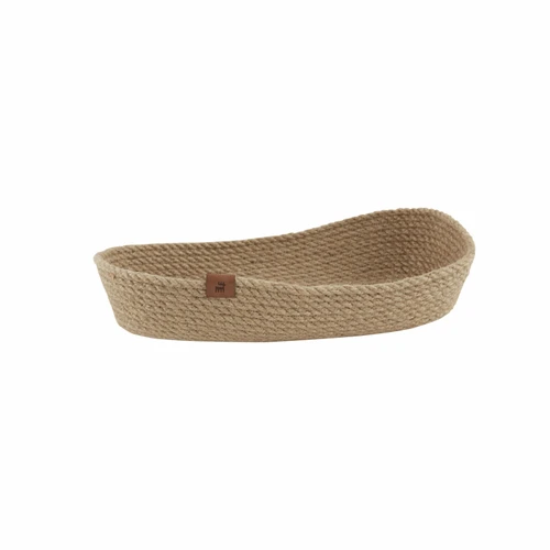 Karaca Home Alba Jute Oval Dekoratif Tabak 32 cm