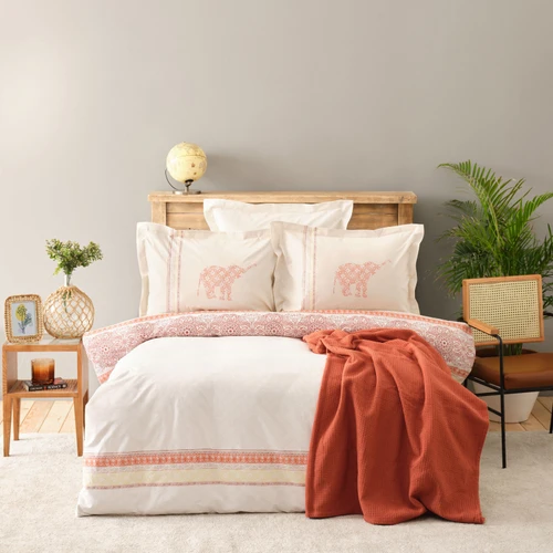 Karaca Home Espilo %100 Pamuk Çift Kişilik Pike Hediyeli Nevresim Takımı 