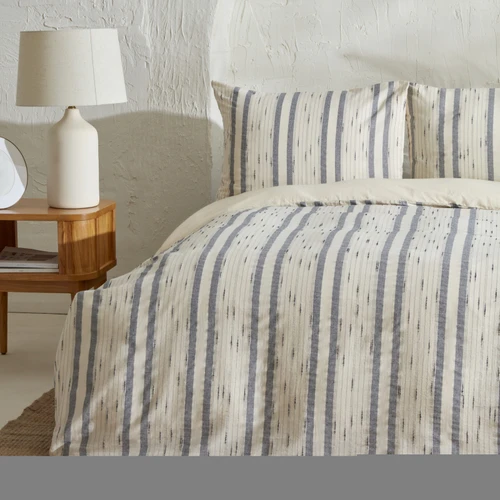 Karaca Home Cosmos %100 Pamuk Tek Kişilik Nevresim Takımı Indigo