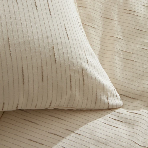 Karaca Home Lotus %100 Pamuk Çift Kişilik Nevresim Takımı Bej