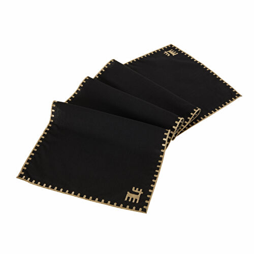 Karaca Home Core 50. Yıl Runner Siyah-Gold