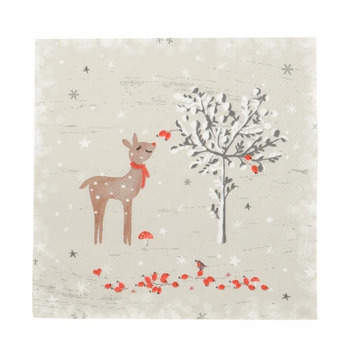 Karaca Home New Year Sniffing Deer 20'li Kağıt Peçete