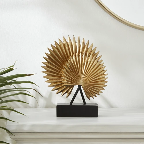 Karaca Home Palm Biblo 24.5x8x28  cm Gold