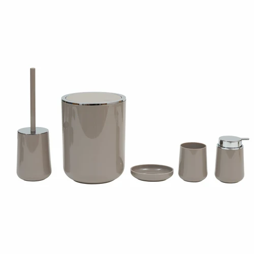 Karaca Home Pretti 5 li Banyo Seti Bej