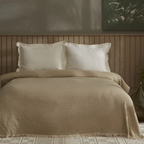 Karaca Home Kimber Müslin Çift Kişilik Pike 200x230 cm Yeşil 