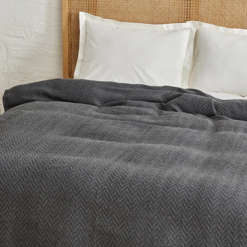 Karaca Home Fancy Çift Kişilik Yatak Örtüsü Gri