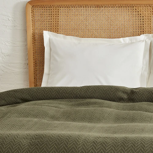 Karaca Home Fancy Tek Kişilik Yatak Örtüsü Haki