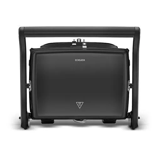 Karaca Gastro Grill Glass Premium 6 Dilim Kapasiteli Döküm Tost Makinesi Black Chrome 2400W 