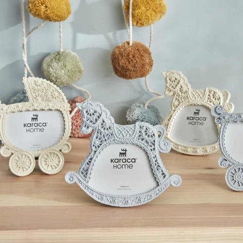 Karaca Home Carousel Fotoğraf Çerçevesi Gri 14x10,5 cm