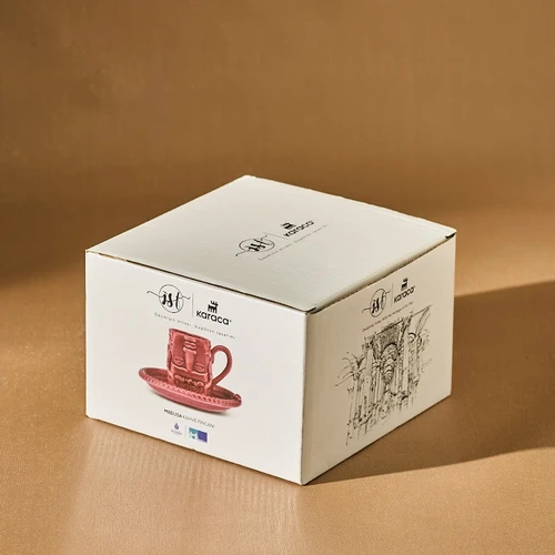 Karaca X İst Collection Medusa Türk Kahvesi Fincanı 70 Ml Pembe