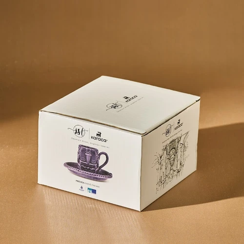 Karaca X İst Collection Medusa Tek Kişilik Türk Kahvesi Fincanı 70 Ml Mor