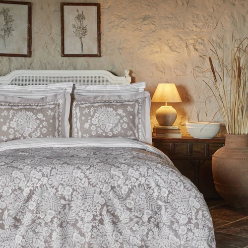 Karaca Home Harmonie %100 Pamuk Çift Kişilik Nevresim Takımı Bej