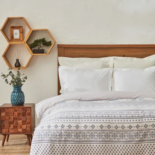 Karaca Home  Menes Çift Kişilik Pike Mint