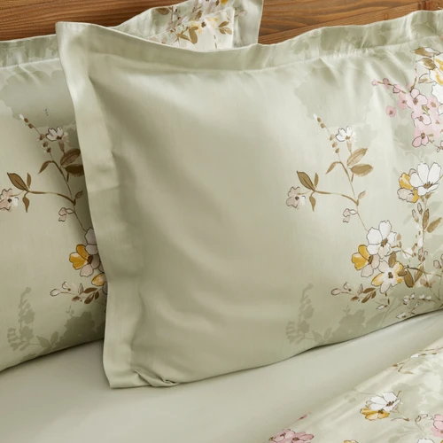 Karaca Home Roch Çift Kişilik %100 Pamuk Saten Nevresim Takımı Mint 