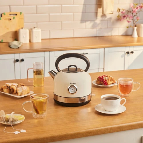 Karaca Retro 2202 Su Isıtıcısı Krem 2200W 