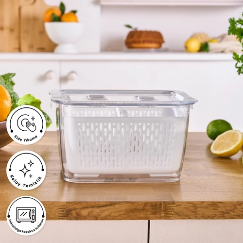 Karaca Citrus Sebze / Meyve Saklama Kabı L