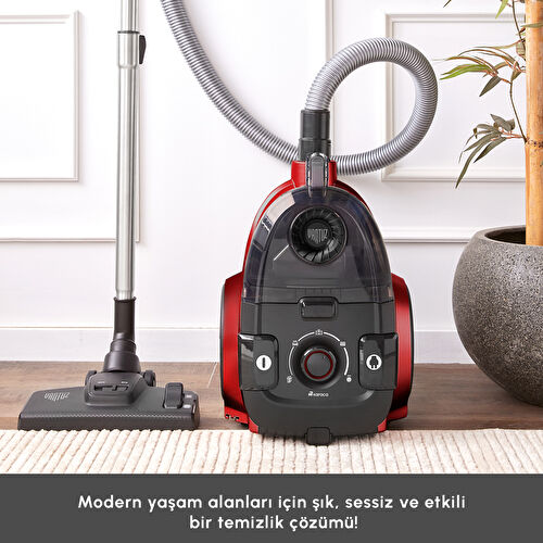 Karaca Vantuz High Force Kırmızı Elektrikli Süpürge