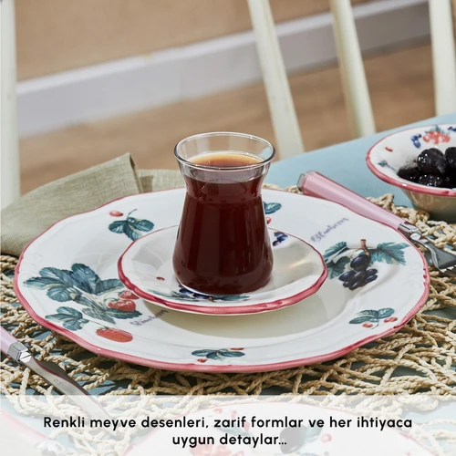 Karaca Very Berry 32 Parça 6 Kişilik Kahvaltı Takımı